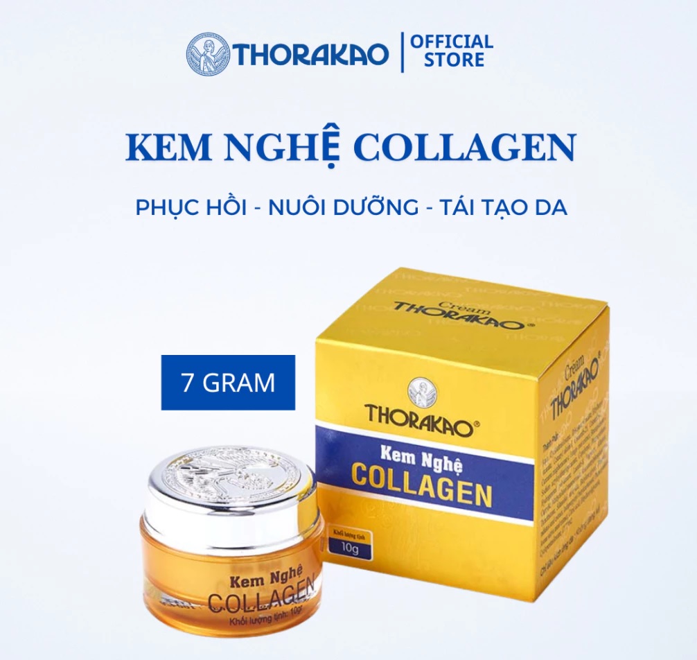 Kem Nghệ Collagen THORAKAO Chính Hãng Giúp Da Mặt Căng Bóng, Mềm Mịn, Trẻ Trung 10GR